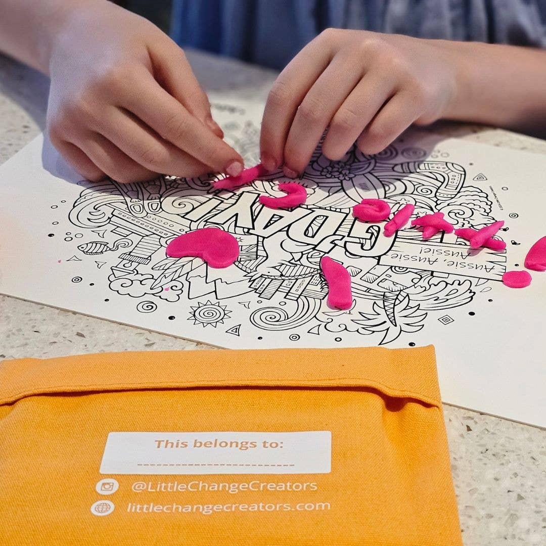Pocket Reusable Colouring In Set - Mini Coloring Kit