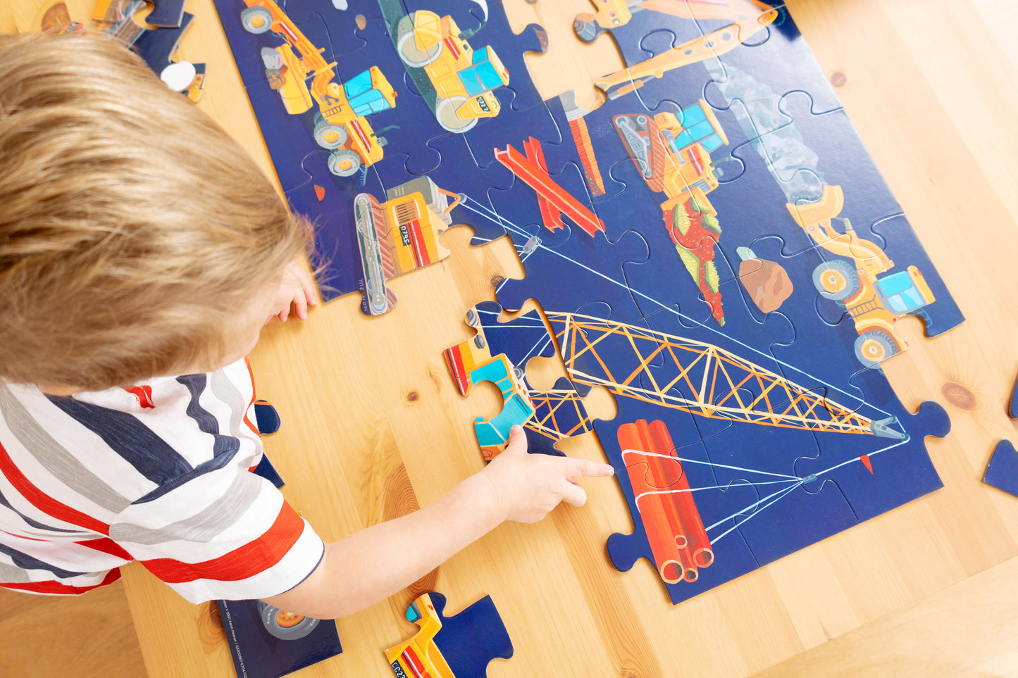 Crocodile Creek - Classic Floor Puzzle - 36 pc - Construction Zone