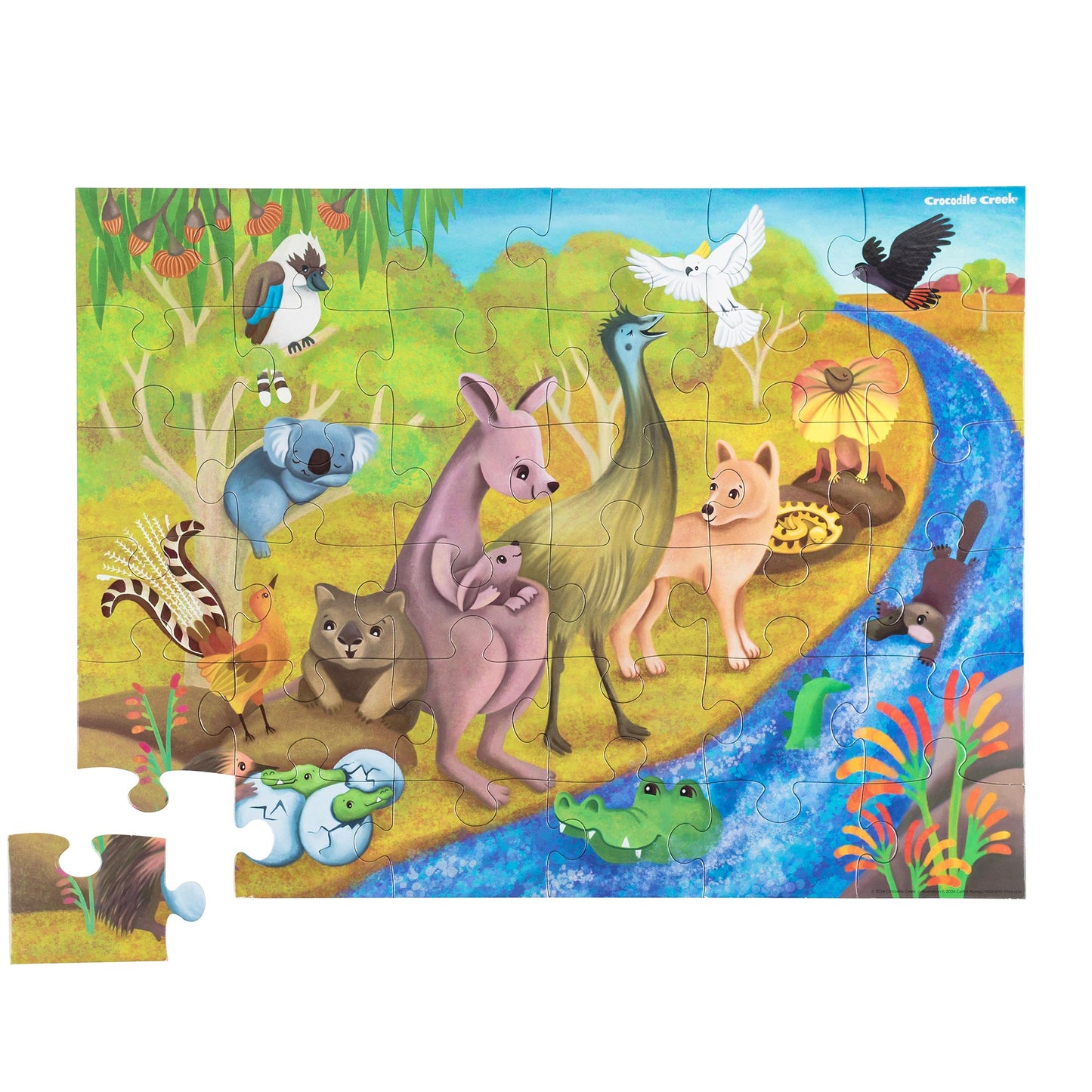 Crocodile Creek - Classic Floor Puzzle 36 pc - Outback Adventures