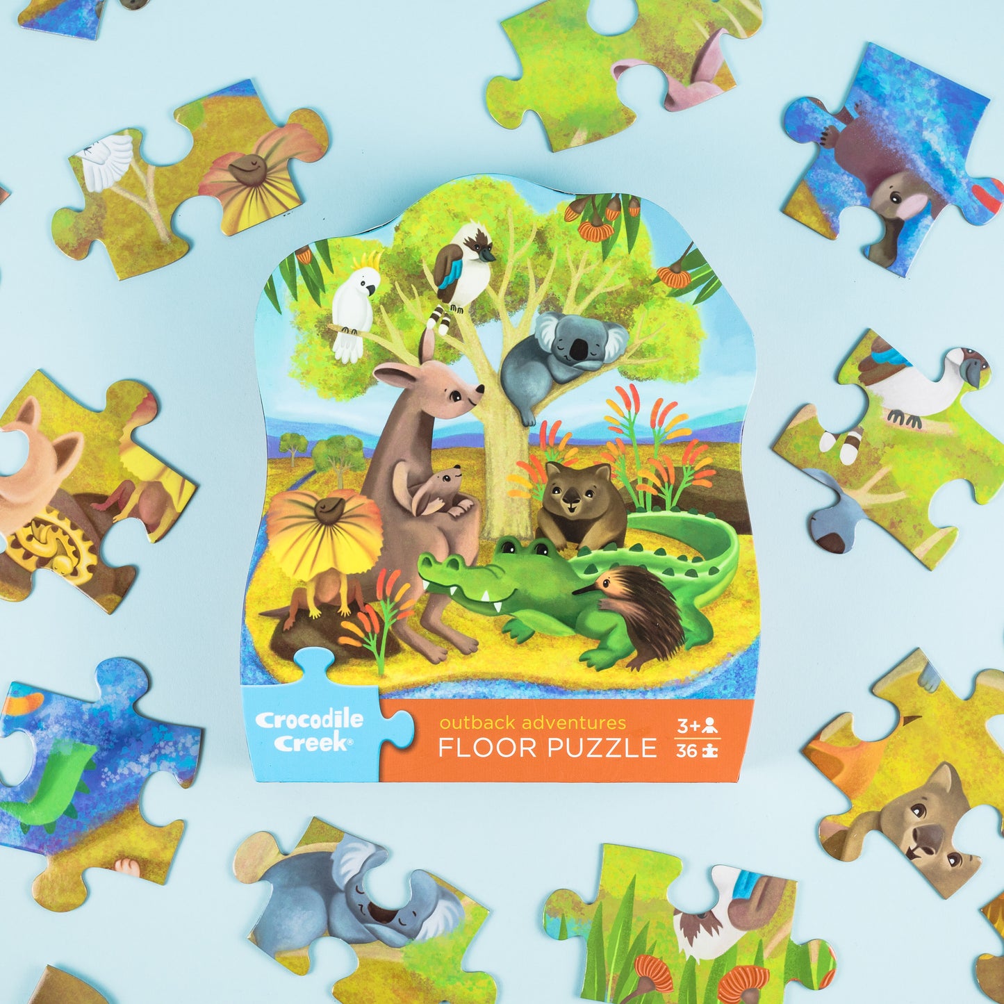 Crocodile Creek - Classic Floor Puzzle 36 pc - Outback Adventures
