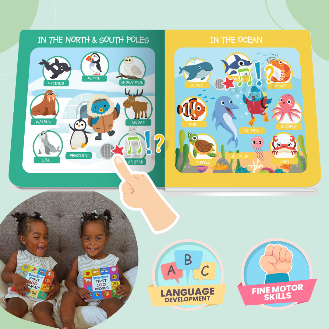 Inside page of Ditty Bird - First 100 Animals Board Book