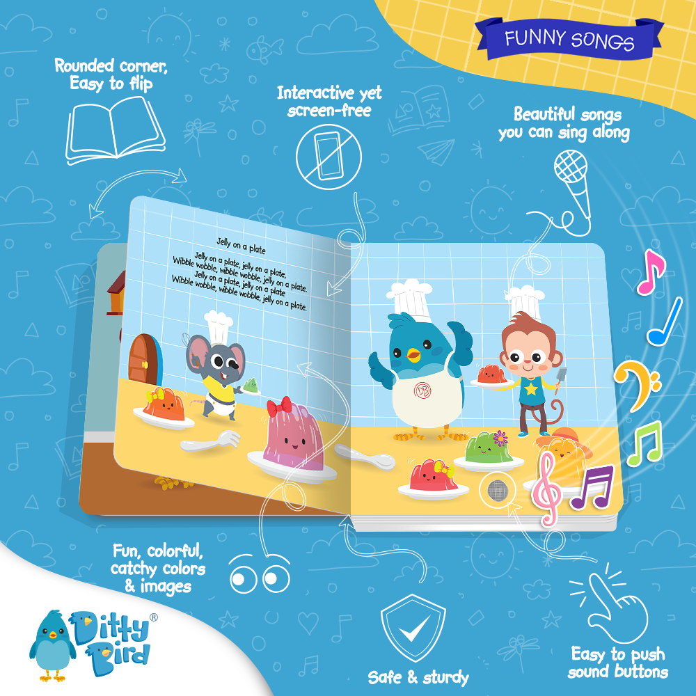 Ditty Bird - Funny Songs Board Book