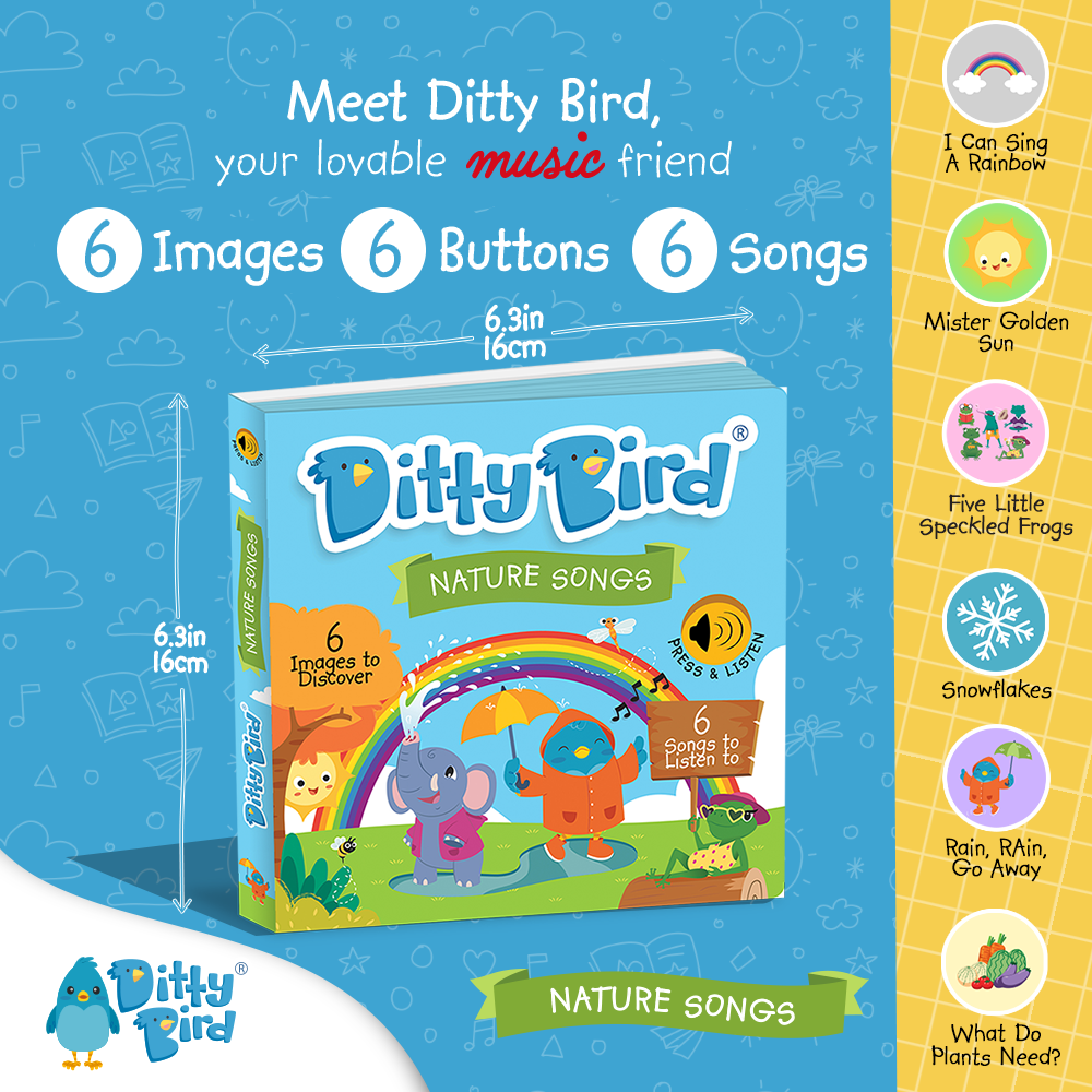 Ditty Bird - Nature Songs Board Book