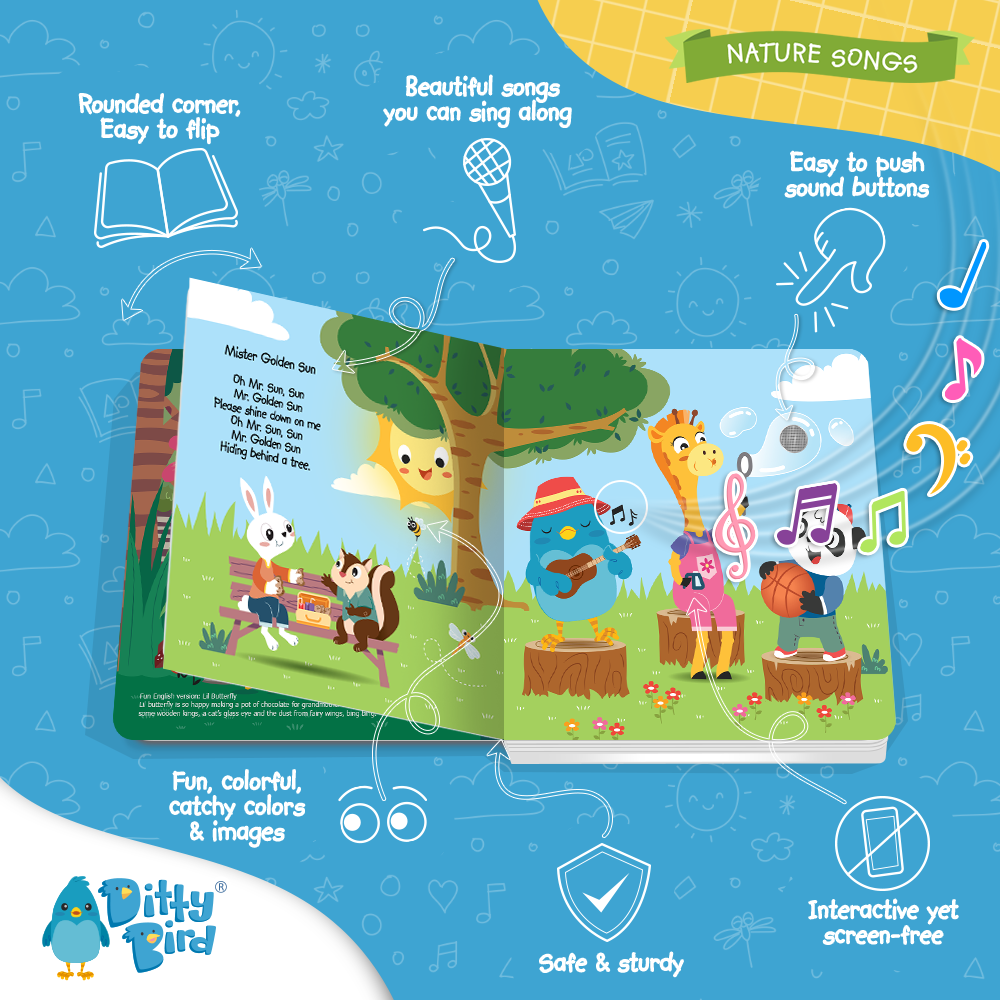 Ditty Bird - Nature Songs Board Book