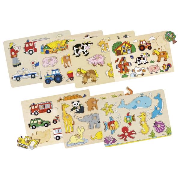 Assorted - Wooden Knob Puzzle