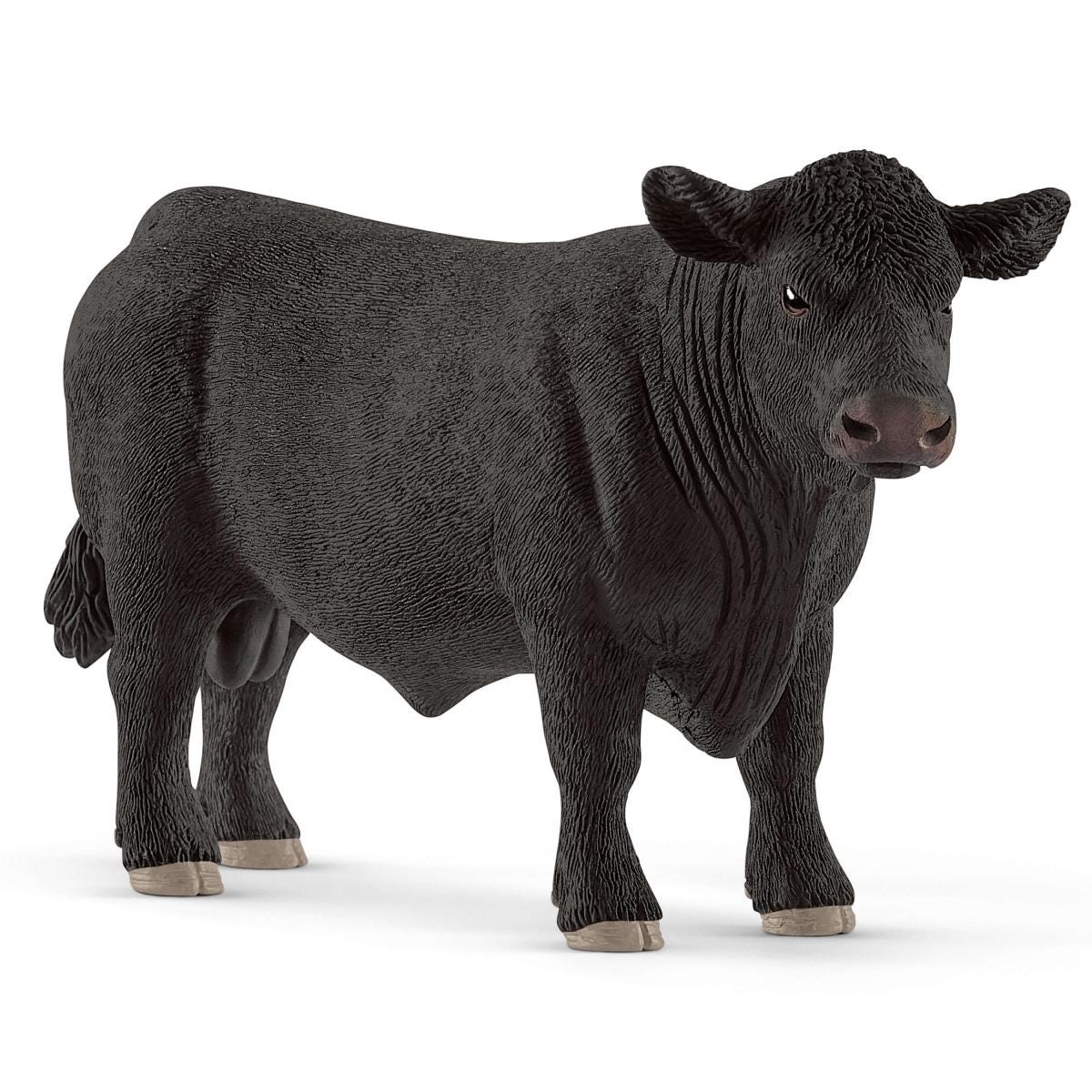 Schleich 13879 Black Angus Bull on white background