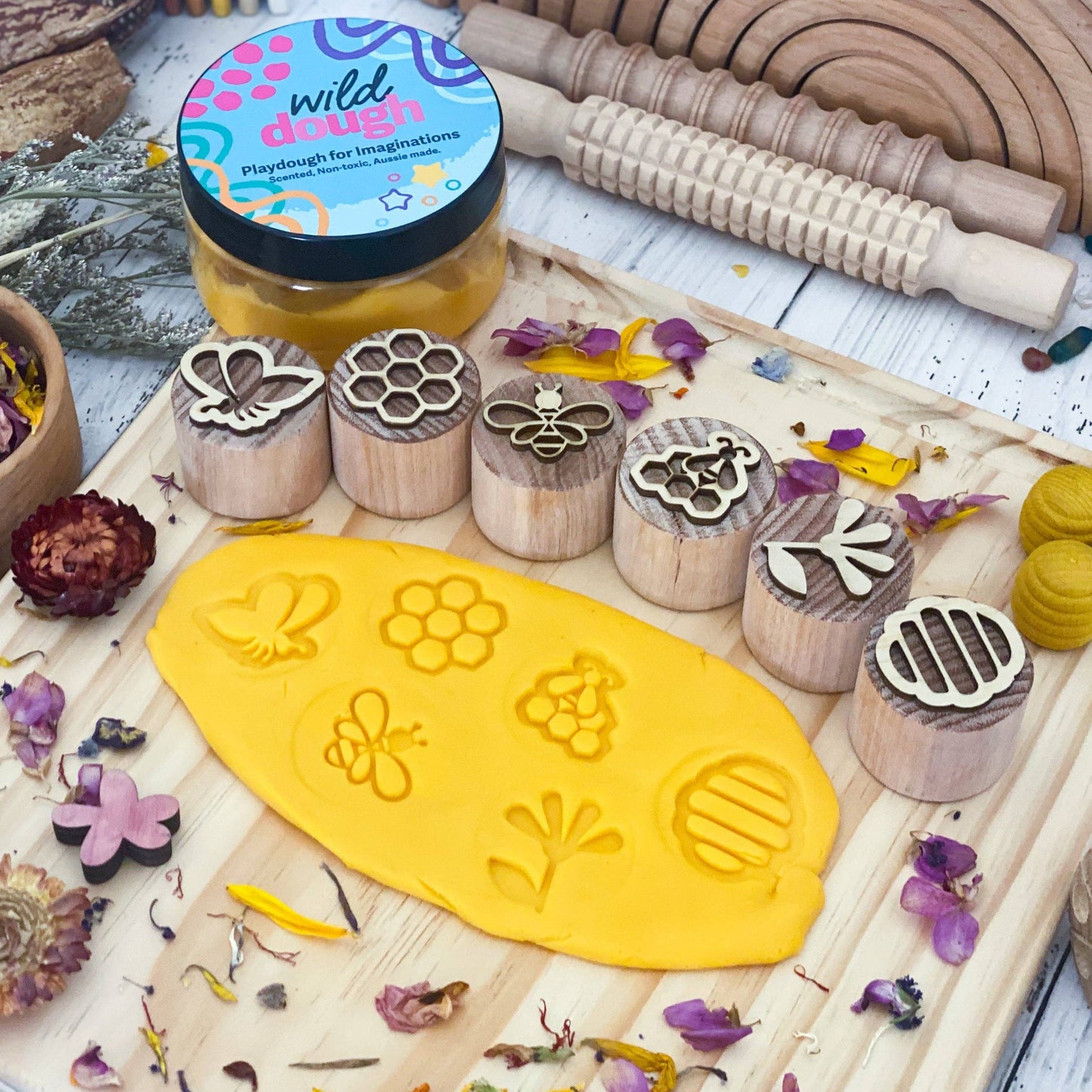 Wild Dough Playdough - Brights