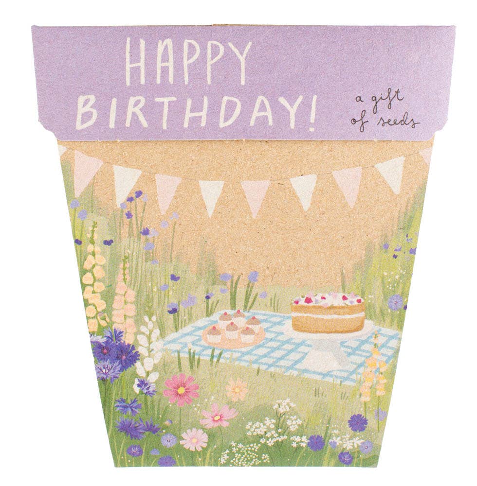 Happy Birthday Picnic - Gift of Seeds