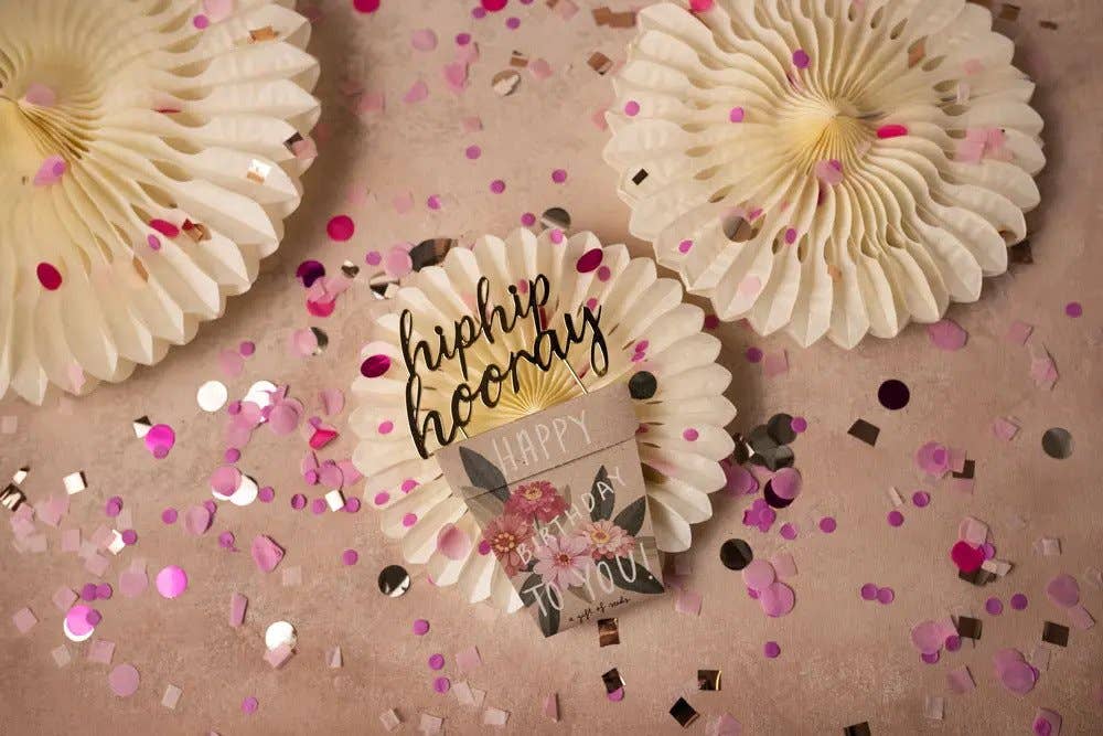 Happy Birthday Zinnia - Gift of Seeds