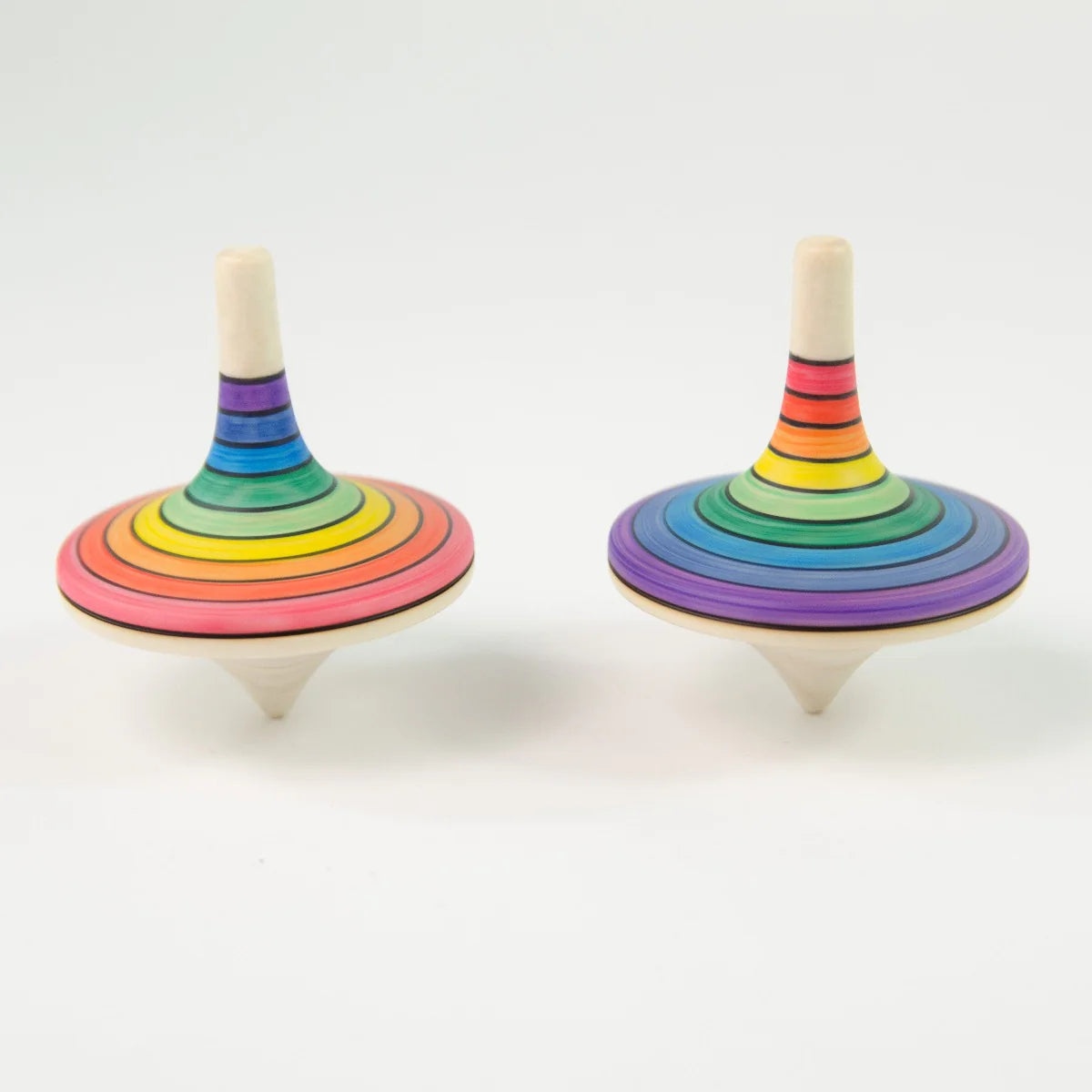 Large Rallye Spinning Top Rainbow