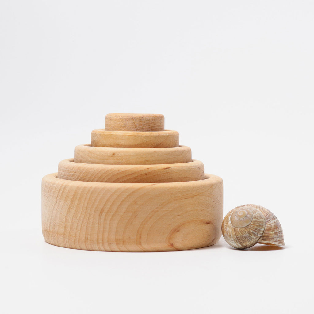 Grimm’s Stacking Bowls Natural