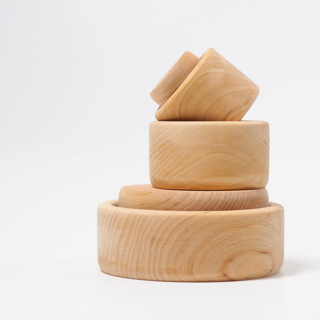 Grimm’s Stacking Bowls Natural