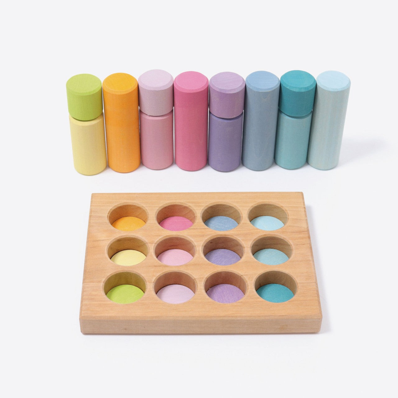 Grimm’s Rollers Small Sorting Game Pastel