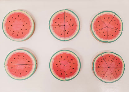 Watermelon Fraction Set