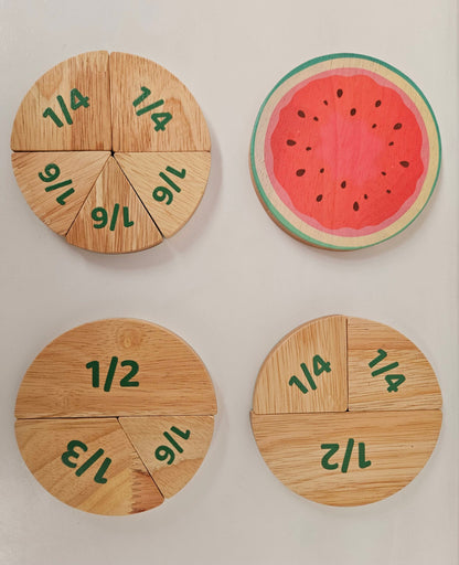 Watermelon Fraction Set