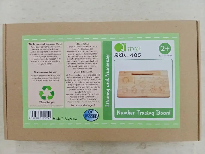QToys | Number Tracing Board