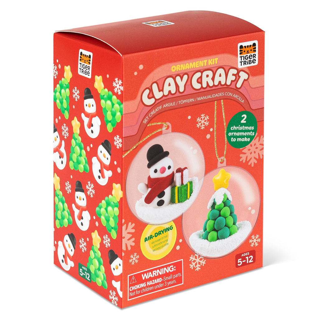Tiger Tribe | Clay Craft - Ornament Kit (Snowman & Tree)