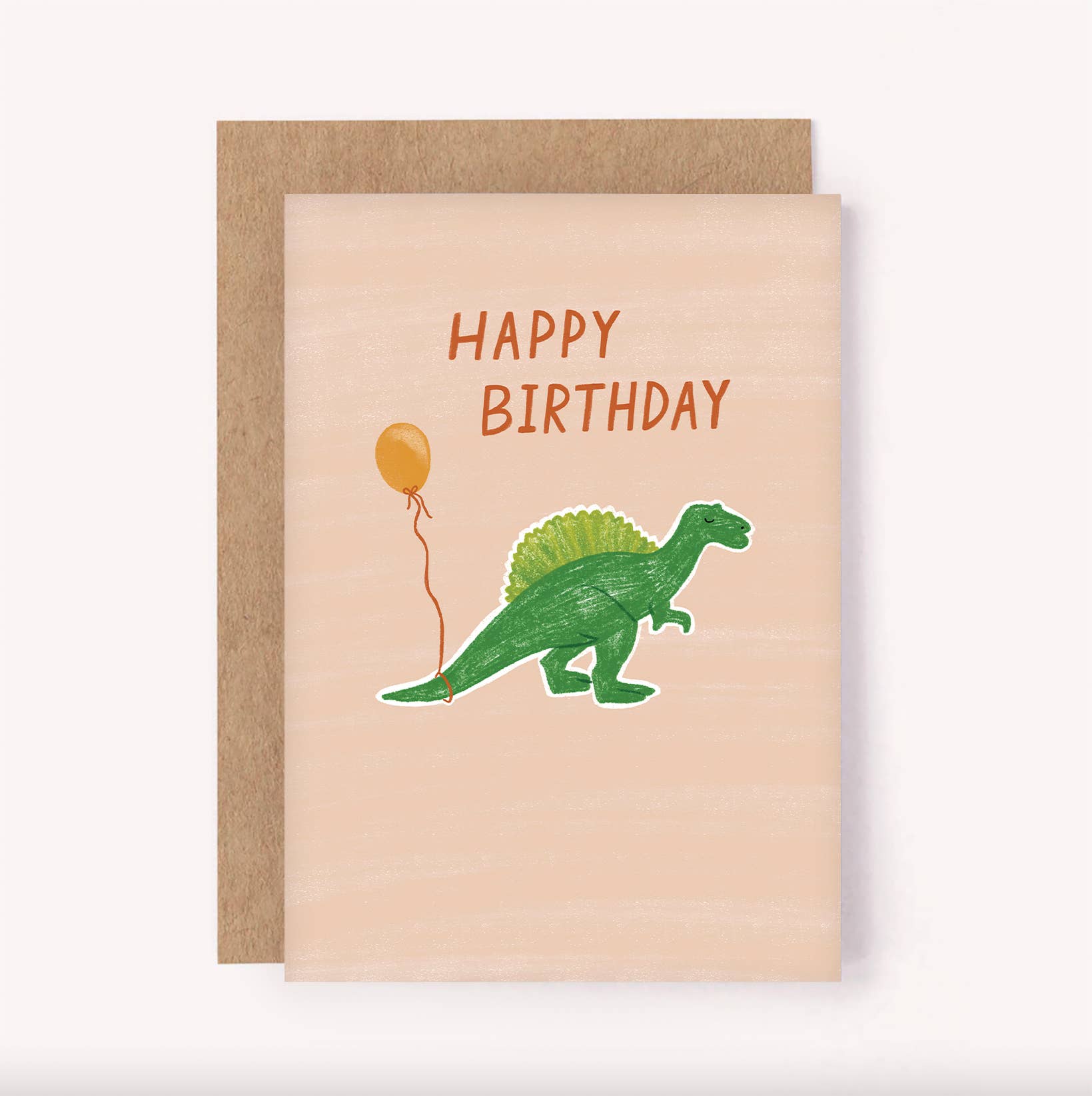 Dinosaur - Happy Birthday Card