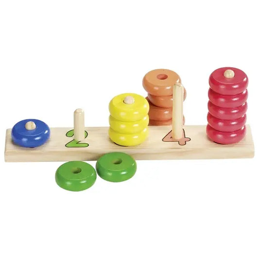 Learn to Count - Wooden Rings