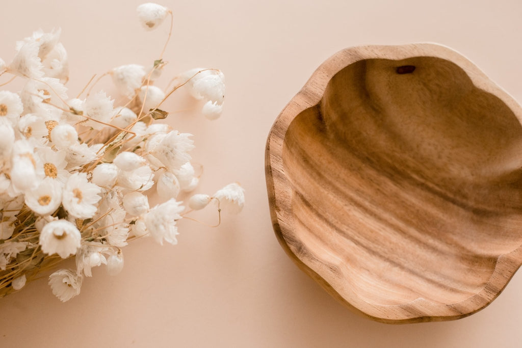 QToys | Flower Wooden Bowl