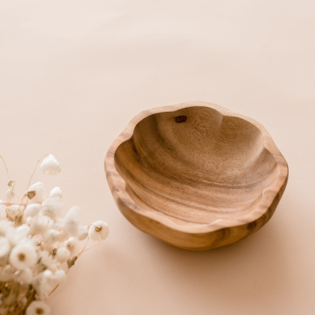 QToys | Flower Wooden Bowl
