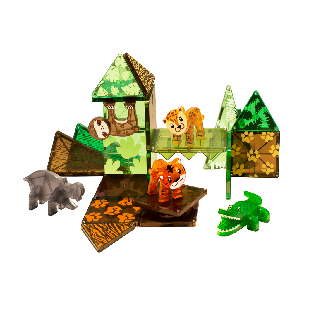 Magna-Tiles | Jungle Animals (25 pc)