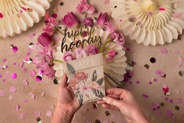 Happy Birthday Zinnia - Gift of Seeds