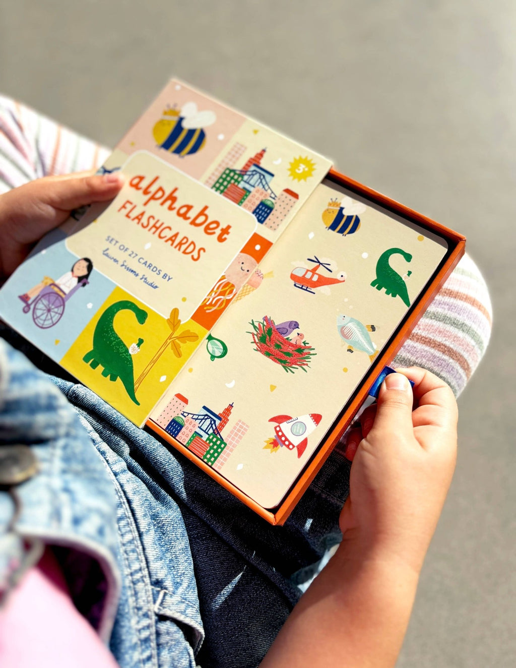 A-Z Illustrated Alphabet - Flash Cards | Lauren Sissons Studio