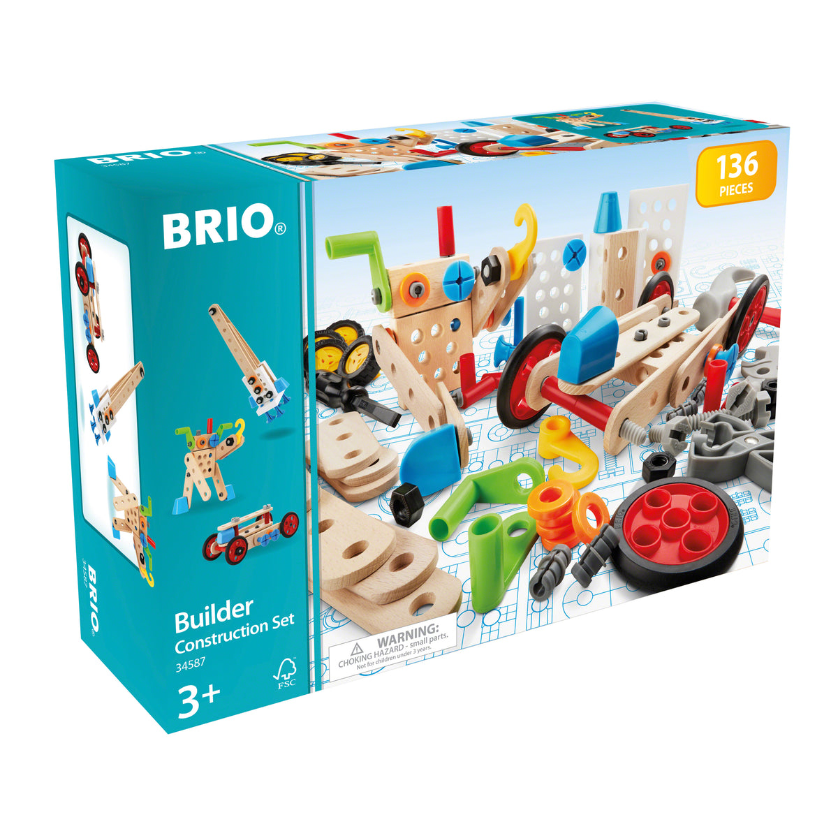 BRIO | Builder - Construction Set (136pc)
