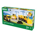 BRIO World construction vehicles toy set packaging on a white background