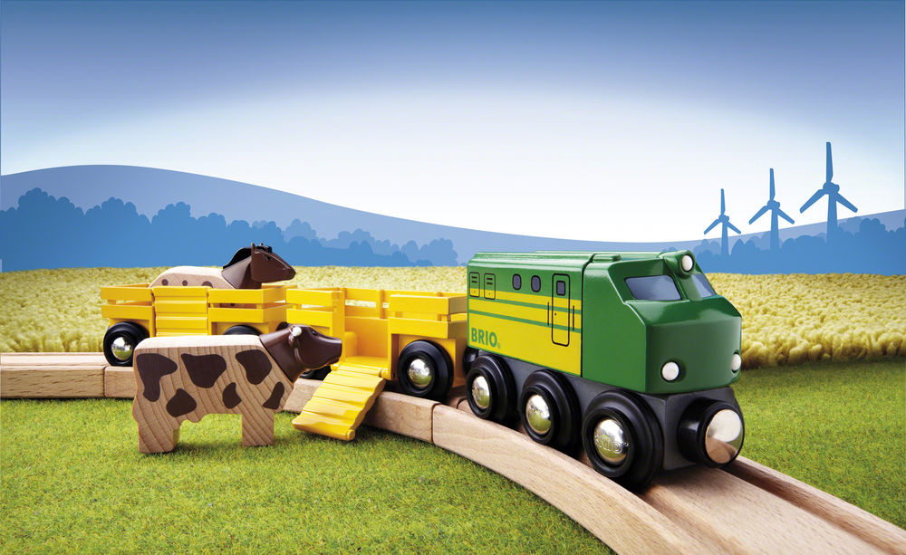 BRIO | Farm Train (5pc)
