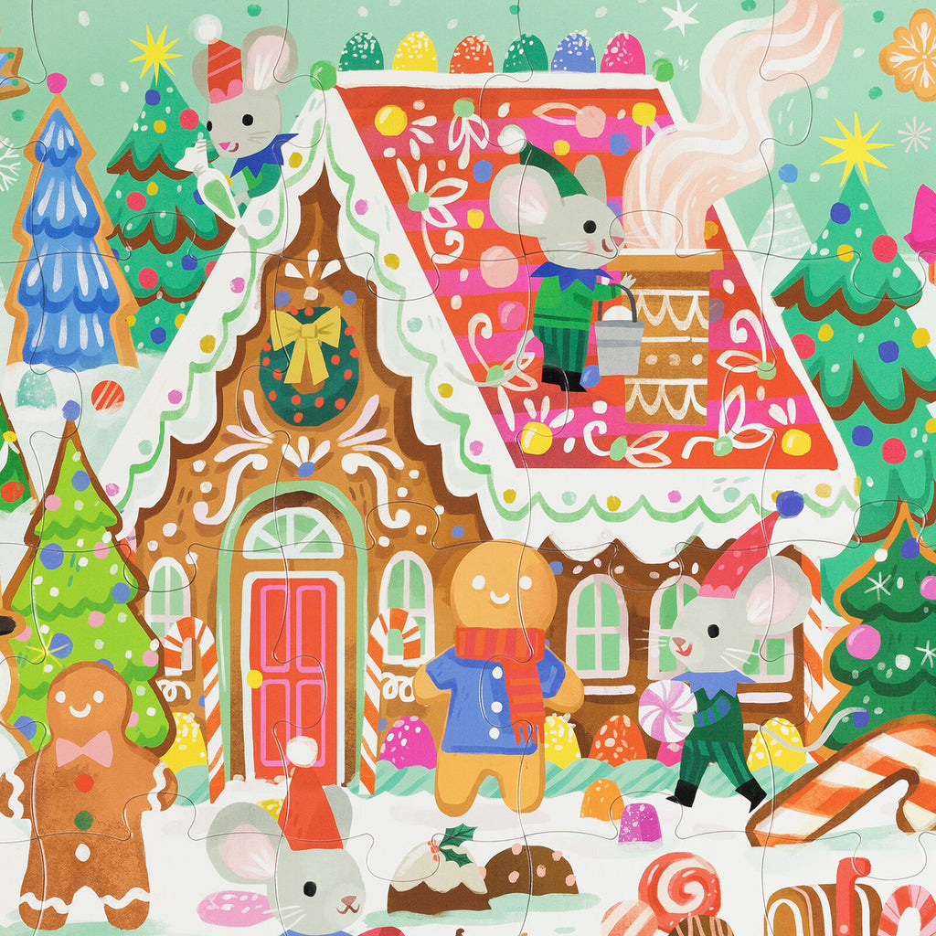 Crocodile Creek | Classic Floor Puzzle (24pc) - Gingerbread House