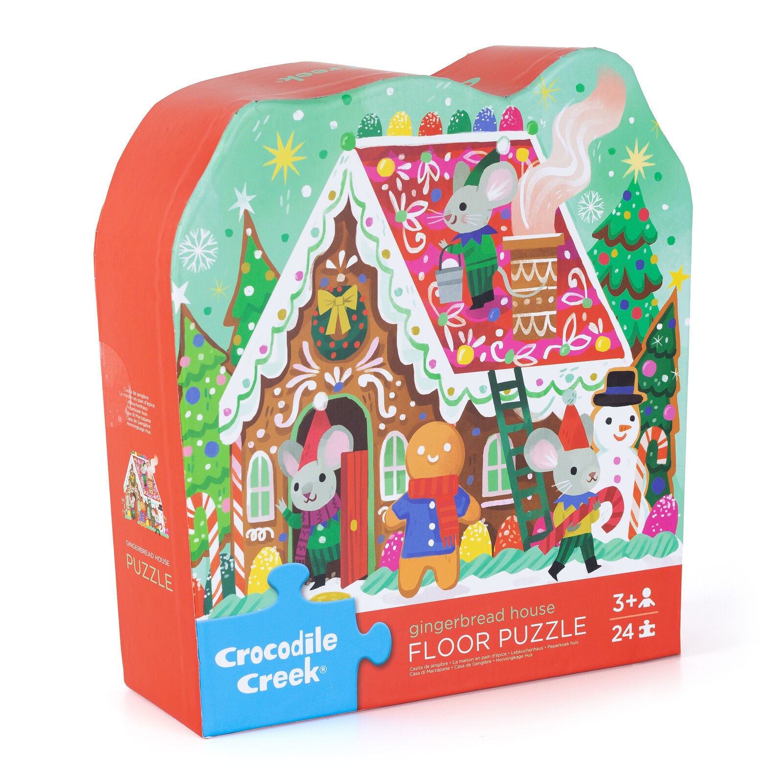 Crocodile Creek | Classic Floor Puzzle (24pc) - Gingerbread House