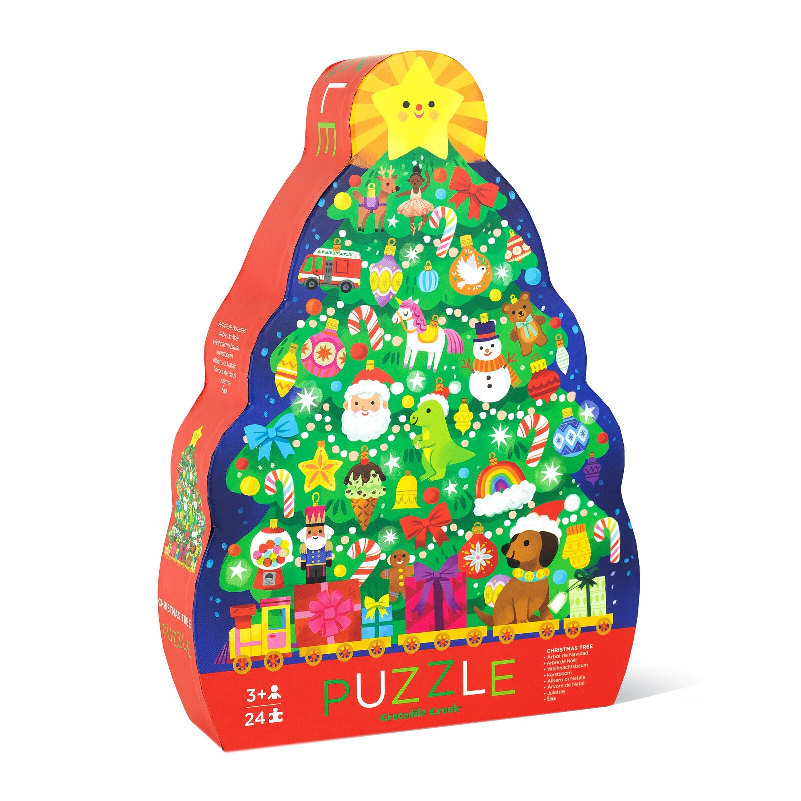 Crocodile Creek | Classic Floor Puzzle (24pc) - Christmas Tree