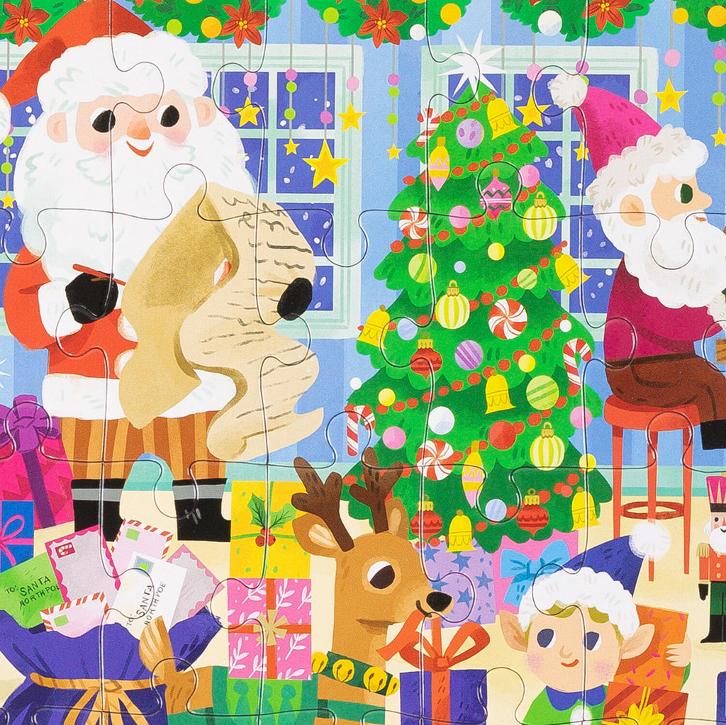 Crocodile Creek | Flat House Puzzle (50pc) - Santas Workshop