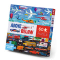 Crocodile Creek | Above & Below Puzzle (60pc) - Things that Go