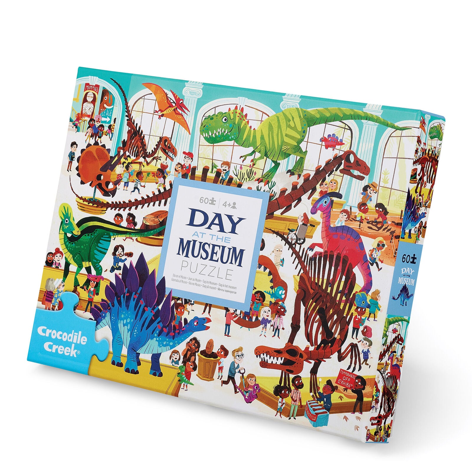 Crocodile Creek | Day at the Museum Puzzle (60pc) - Dinosaur
