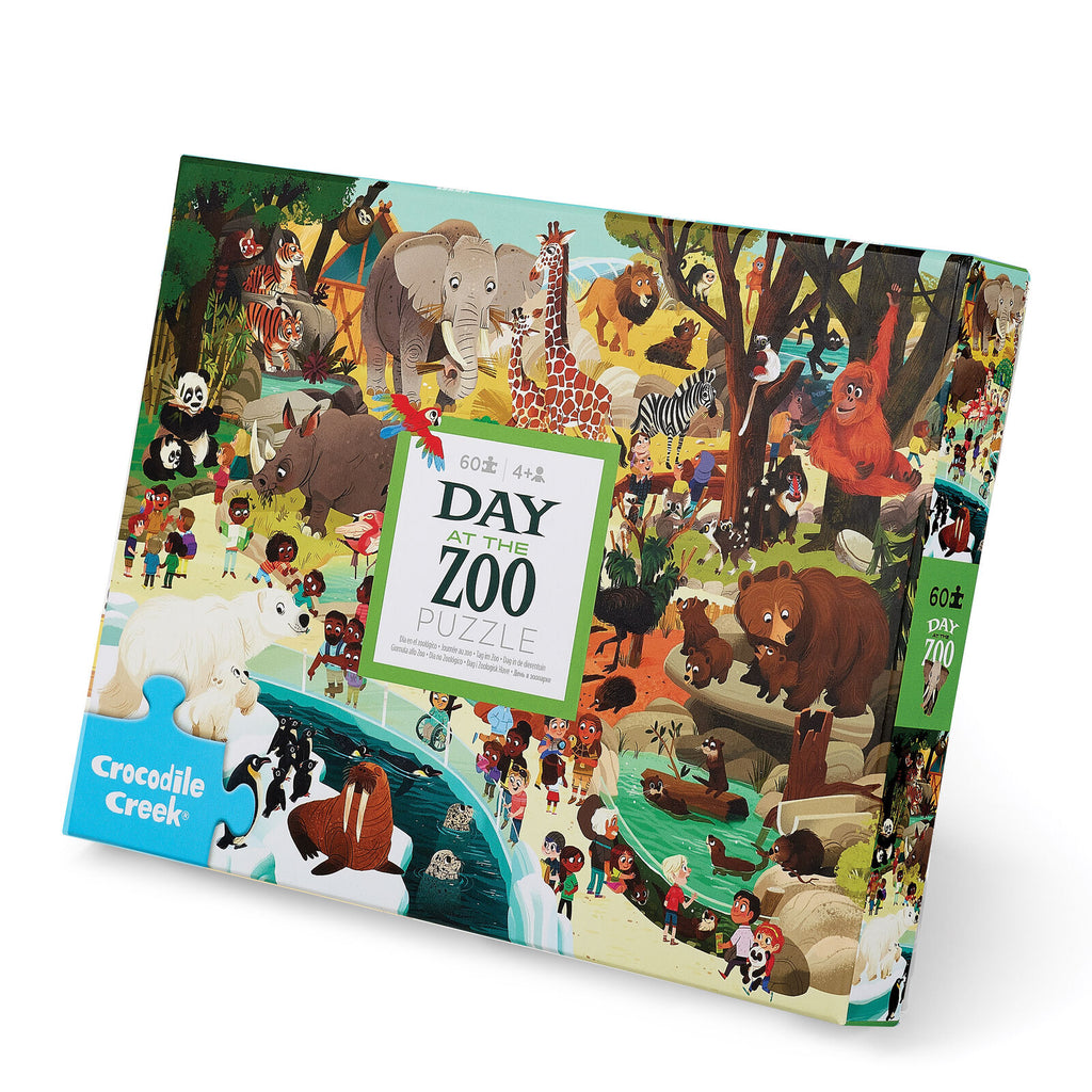 Crocodile Creek | Day at the Museum Puzzle (60pc) - Zoo