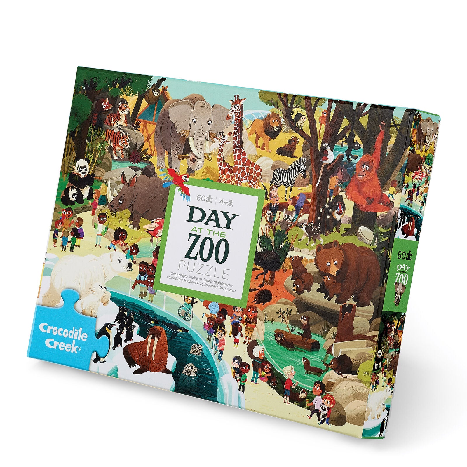 Crocodile Creek | Day at the Museum Puzzle (60pc) - Zoo