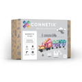 Connetix magnetic tiles packaging on a white background