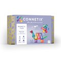 Connetix magnetic tiles packaging on a white background
