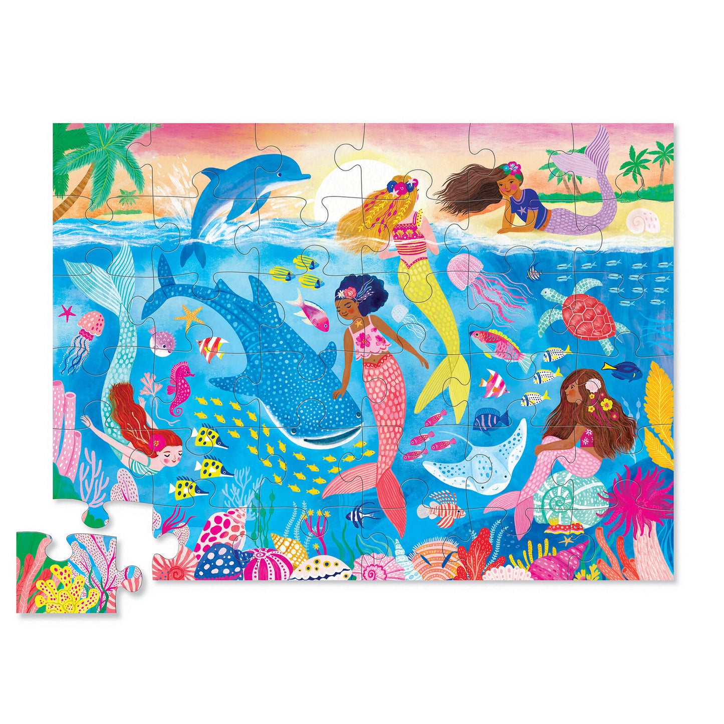 Classic Floor Puzzle (36pc) - Mermaid Dreams
