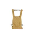 Yellow baby carrier with straps on a white background