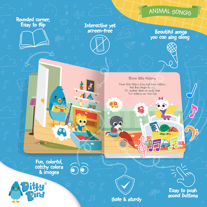 Ditty Bird - Animal Songs Board Book