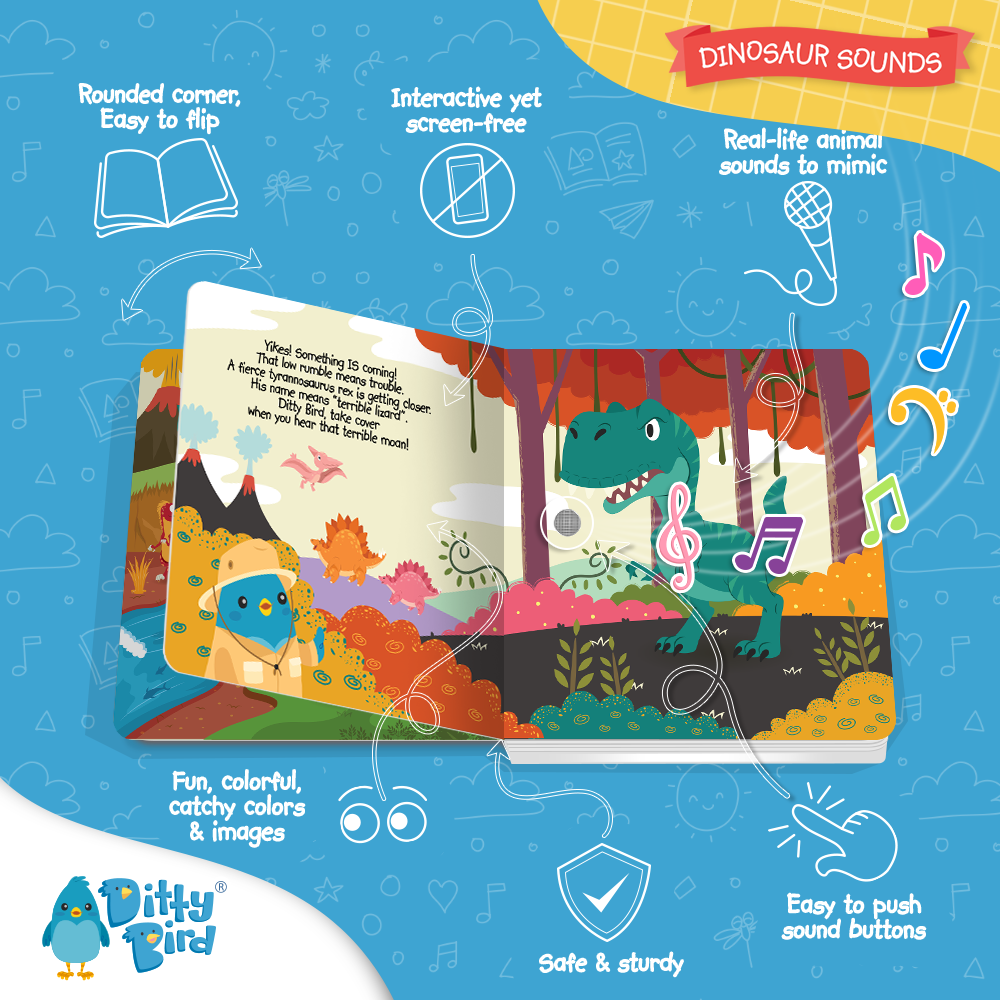 Ditty Bird - Dinosaur Sounds