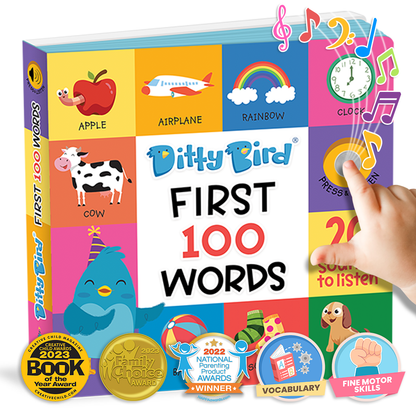 Ditty Bird - First 100 Words Board Book