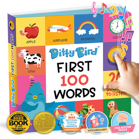Ditty Bird - First 100 Words Board Book