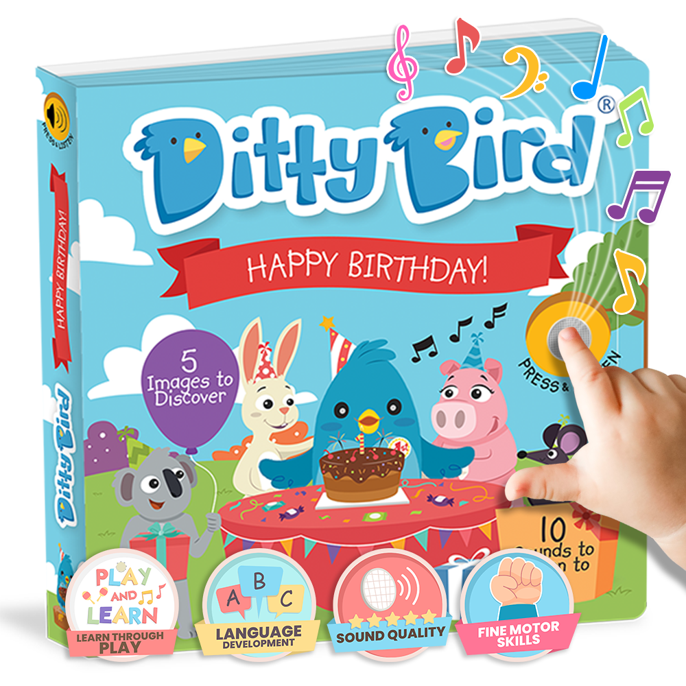 Ditty Bird - Happy Birthday! Board Book