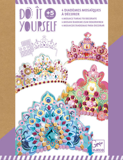 Packaging for 'Do It Yourself' mosaic tiaras.