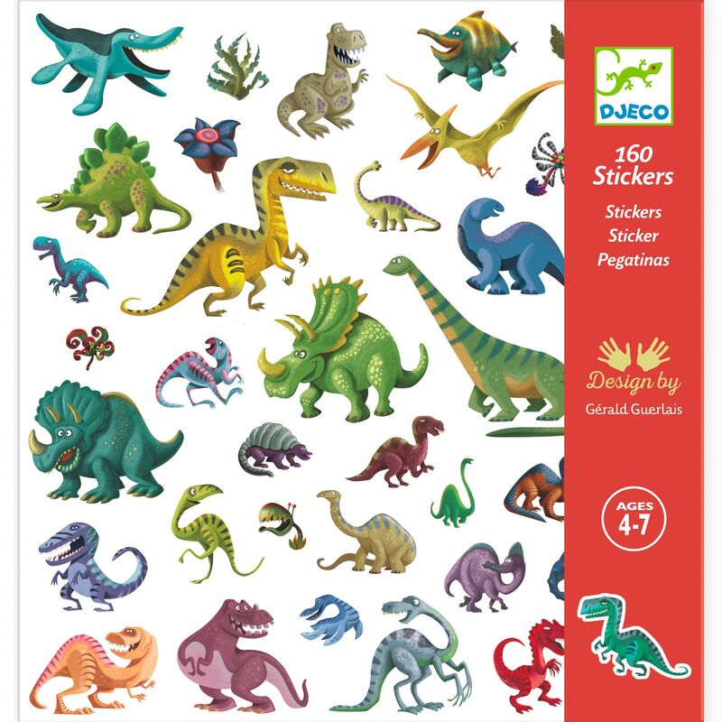 Djeco | Dinosaur - 160 Stickers Set